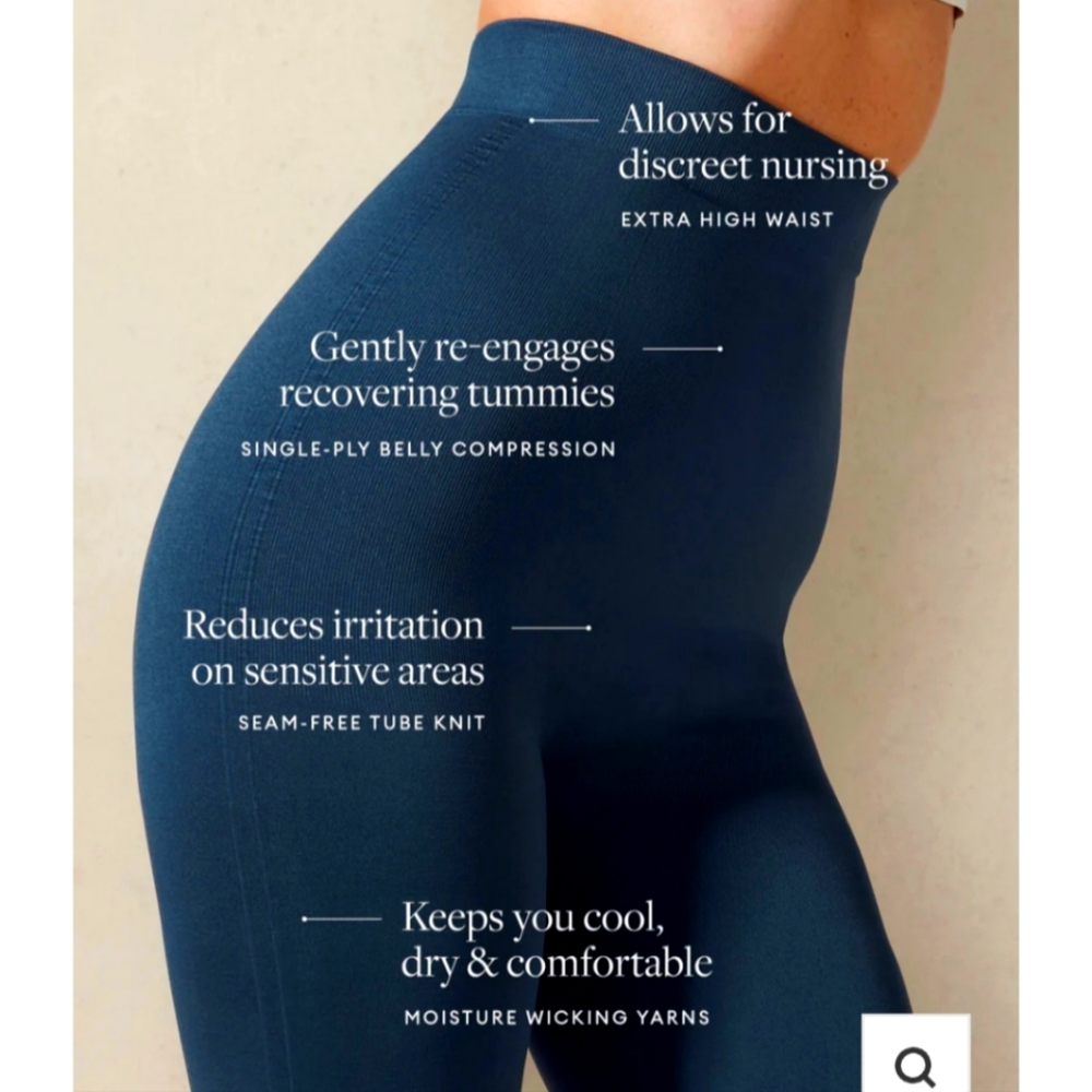 Blanqi postpartum and nursing support leggings (NWOT)
